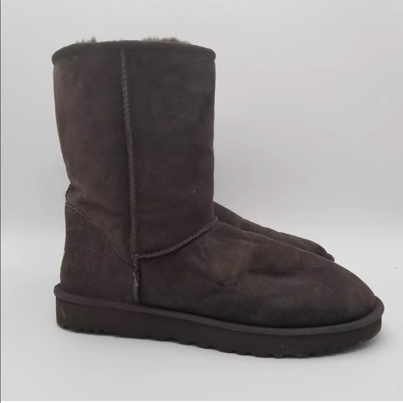 🚫SOLD🚫 UGG Australia Fur Boots 5800 Mens Brown - Picture 3 of 8